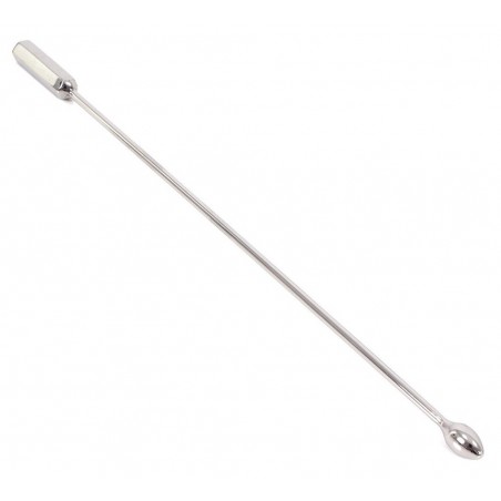 Tige A Urètre Lisse - Extrémité Arrondie - Round Tip - Acier Inoxydable - 19,5 cm / Ø 0,8 cm - Kiotos