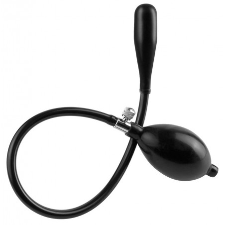 Gode Gonflant en Silicone Noir Ass Expander