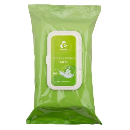 Nettoyant Pour Sextoys - 100 Lingettes - Hypoallergénique - Easyglide