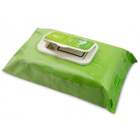 Nettoyant Pour Sextoys - 100 Lingettes - Hypoallergénique - Easyglide