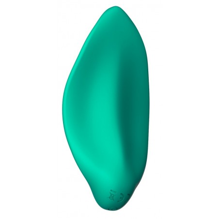 Stimulateur Clitoridien - Wave - Silicone Vert - Rechargeable - 11,5 cm / 5 cm - Romp