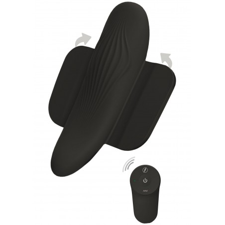 Stimulateur Clitoridien De Culotte Kalli Noir - Télécommandé - Rechargeable - 10 cm / 2 cm - Toyjoy
