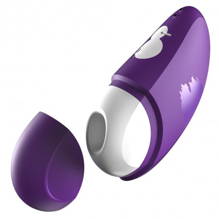Stimulateur Clitoridien Compact - Free Violet - A Air Pulsé - Rechargeable - 11 cm / Ø 3,8 cm - Romp