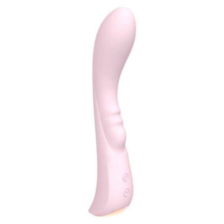 Vibromasseur Spotfun Rose - Pointe Incurvée - Spécial Point G - Rechargeable - 13 cm / Ø De 2,2 A 3,4 cm - Myplaytoys