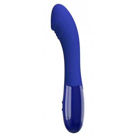 Vibromasseur Elemental-Youth Violet - Pointe Striée Avec Semi-Gland - Rechargeable - 12 cm / Ø De 2,3 A 3,5 cm - Pretty Love