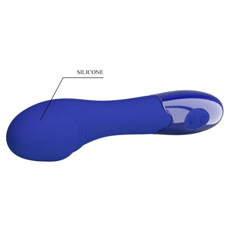 Vibromasseur Elemental-Youth Violet - Pointe Striée Avec Semi-Gland - Rechargeable - 12 cm / Ø De 2,3 A 3,5 cm - Pretty Love