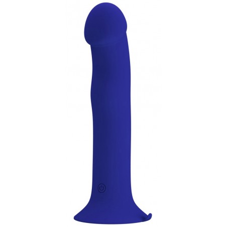 Gode Murray-Youth Bleu - Vibrations Et Pulsations - Ventouse/Harnais - Rechargeable - 16 cm / Ø 3,7 cm - Pretty Love