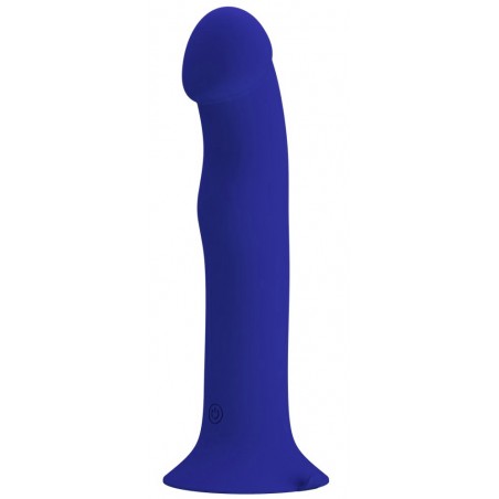 Gode Murray-Youth Bleu - Vibrations Et Pulsations - Ventouse/Harnais - Rechargeable - 16 cm / Ø 3,7 cm - Pretty Love