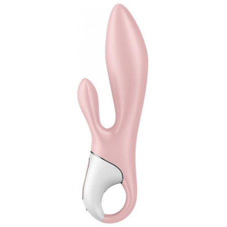 Rabbit Gonflant Air Pump Bunny 3 Rose - Waterproof - Rechargeable - 21 cm / Ø De 3,5 cm A 5 cm - Satisfyer