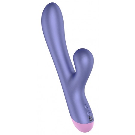 Rabbit Pulse Violet Métallisé - A air Pulsé - Waterproof - Rechargeable - 12,5 / Ø 3,7 cm - Romp