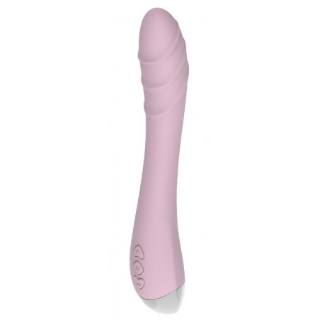 Vibromasseur Structuré - Fox Lindo Rose - Waterproof - Rechargeable - 14 cm / Ø 3 cm - Myplaytoys