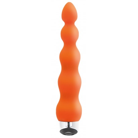 Vibromasseur Stairway To Heaven Orange - 5 Boules - Vaginal Ou Anal Ou Massage - Rechargeable - 16 cm / Ø De 2 A 3,5 cm - Toyjoy