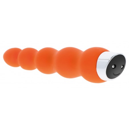 Vibromasseur Stairway To Heaven Orange - 5 Boules - Vaginal Ou Anal Ou Massage - Rechargeable - 16 cm / Ø De 2 A 3,5 cm - Toyjoy