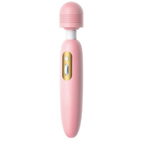 Stimulateur clitoridien - Wand Magic Love Rose - Rechargeable - 26 cm / Ø 4,5 cm - Generique