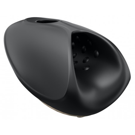 Masturbateur Chauffant Pulsion One Noir - Vibrations Et Pulsations - Waterproof - Rechargeable - 14 cm / Ø 3,2 cm - Man.Wan