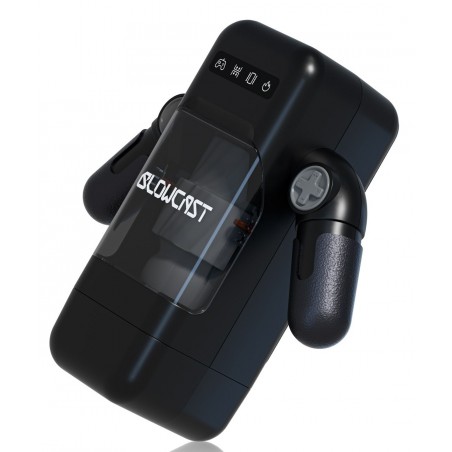 Masturbateur Chauffant Blowbot - Va-Et-Vient - Vibrations - Forme Manette De Jeu - Rechargeable - 14 cm / Ø 3 cm - Blowcast