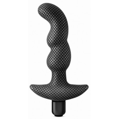 Plug Anal Vibrant Ondulé - Ignition PRV 02 Noir Et Gris - 12 cm / Ø 3,5 cm - Spark