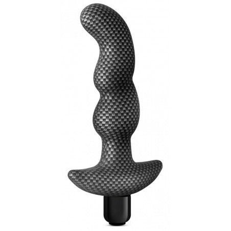 Plug Anal Vibrant Ondulé - Ignition PRV 02 Noir Et Gris - 12 cm / Ø 3,5 cm - Spark