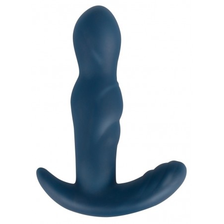Stimulateur De Prostate Vibrant Et Rotatif Swinging Prost Bleu - Télécommandé - Etanche - Rechargeable - 11 cm / Ø 3,2 cm - Anos