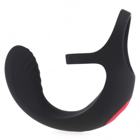 Stimulateur De Prostate Perineus Noir + Ballstrecher - Rechargeable - 9 cm / Ø 3,5 cm - Generique