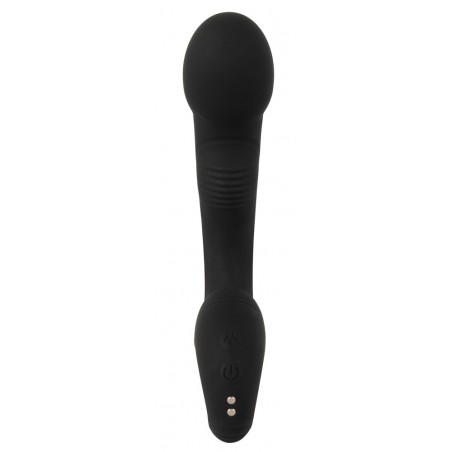 Plug Anal Vibrant Unisexe - G&P-Spot Noir - Point G ou P - Waterproof - Rechargeable - 11,5 cm / Ø 3,5 cm - Black Velvets