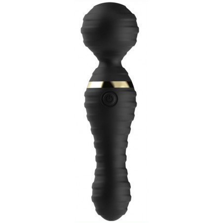 Stimulateur clitoridien - Wand Free Magic - Noir - Rechargeable - 19,5 cm / Ø 5,1 cm - Kinkgear