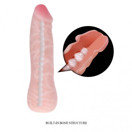 Gode Réaliste - Flexible - Matière Soft - Chair - 15 cm / Ø 3,3 cm - Baile