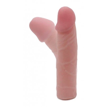Gode Réaliste - Flexible - Gland Saillant - Matière Soft - Chair - 15 cm / Ø 3,3 cm - Baile