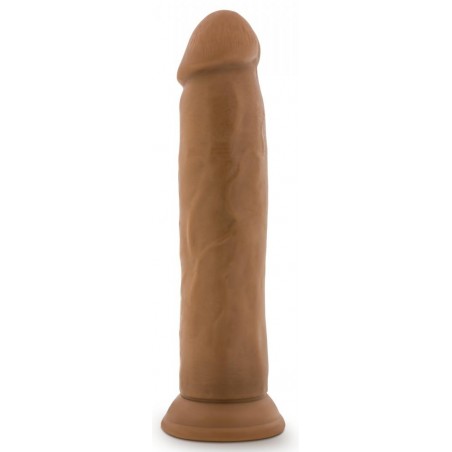 Gode Flexible A Ventouse Ou Harnais Righthick Caramel - Souple Et Réaliste - 22 cm / Ø 5 cm - Dr Skin
