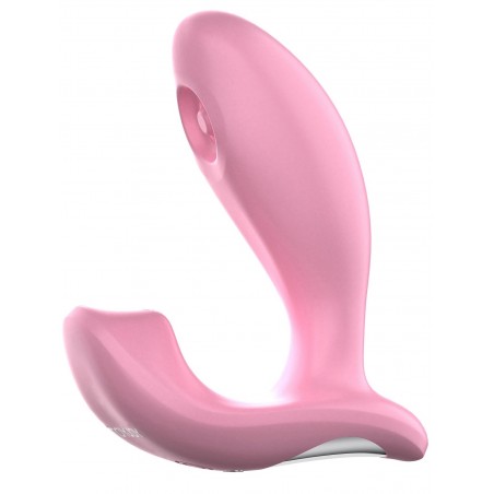 Rabbit - Flamengo Rose - Pulsations Et Vibrations - Rechargeable - 9 cm / Ø De 2 A 3,2 cm - Toyjoy