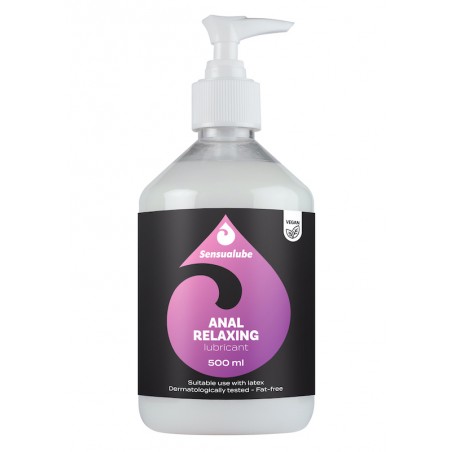 Lubrifiant Spécial Anal Relaxing - A Base D'Eau - Menthe - Longue Durée - 500 Ml - Sensuable