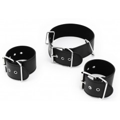 Menottes Pour Bras Restrain Waist De 17,5 A 29,5 cm - Reliées A 1 Bande De Dos De 37 A 51 cm - BDS Master