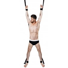 Kit De Bondage Pour Porte Blackcross - Sangle En Croix - 2 Paires De Menottes Ajustables - Ouch