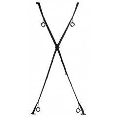 Kit De Bondage Pour Porte Blackcross - Sangle En Croix - 2 Paires De Menottes Ajustables - Ouch
