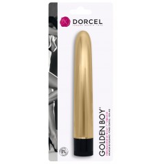 Stimulateur Clitoridien Ou Vaginal - Golden Boy Doré - Waterproof - 18 cm / Ø 2,5 cm - Dorcel