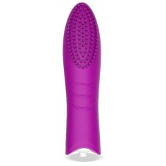 Stimulateur Clitoridien Dotys Violet - Tête Arrondie A Picots - Waterproof - 12 cm / Ø 3 cm - Latetobed