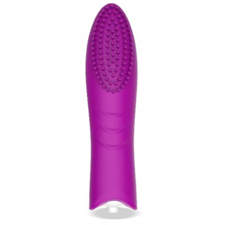 Stimulateur Clitoridien Dotys Violet - Tête Arrondie A Picots - Waterproof - 12 cm / Ø 3 cm - Latetobed