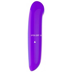 Stimulateur Clitoridien Denzel Violet - Tête Recourbée Et Arrondie - Waterproof - 13 cm / Ø 2,8 cm - Latetobed