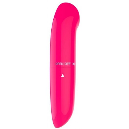Stimulateur Clitoridien Denzel Fuchsia - Tête Recourbée Et Arrondie - Waterproof - 13 cm / Ø 2,8 cm - Latetobed
