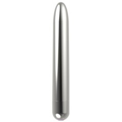 Stimulateur Clitoridien Renee Argent - Waterproof - Rechargeable - 18 cm / Ø 2,7 cm - Latetobeb
