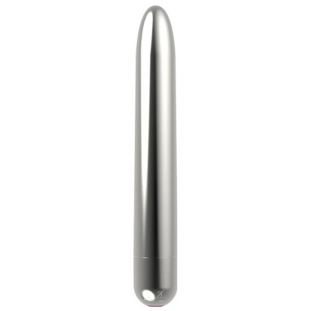 Stimulateur Clitoridien Renee Argent - Waterproof - Rechargeable - 18 cm / Ø 2,7 cm - Latetobeb