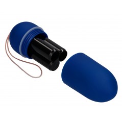 Œuf Vibrant - Splash Bleu Lisse - Télécommandé - Waterproof - 8 cm / Ø 3,4 cm - Shots Toys