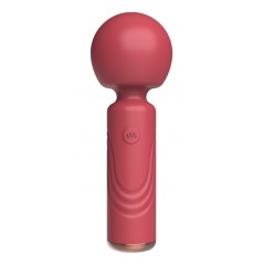 Stimulateur clitoridien Compact - Mini Wand Sophos Rose - Rechargeable - 15 cm / Ø 5 cm - MyPlayToys