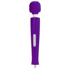 Stimulateur clitoridien - Mega Wand Violet - Tête Flexible - 32 cm / Ø 6 cm - GC