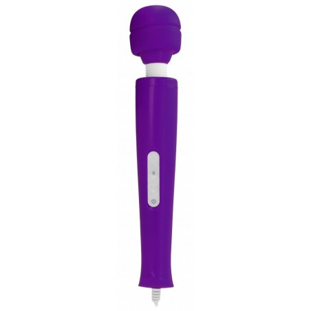 Stimulateur clitoridien - Mega Wand Violet - Tête Flexible - 32 cm / Ø 6 cm - GC