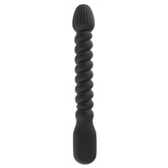 Plug Anal Vibrant Et Flexible - Flex Spiral Noir - Spirales Et Plug - Rechargeable - 15 cm / Ø 2,8 cm - Analtech