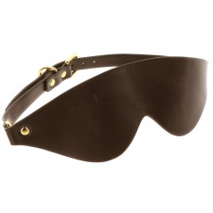 Loup Vogue Noir - Yeux Masqués - Sangle Ajustable et Boucle Dorée - 7,5 cm / 25 cm - Taboom