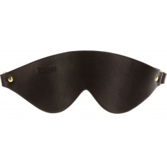 Loup Vogue Noir - Yeux Masqués - Sangle Ajustable et Boucle Dorée - 7,5 cm / 25 cm - Taboom