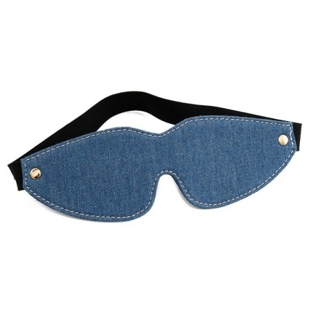 Loup Denimy - Jean Bleu - Yeux Masqués - Fermeture Par Elastique - 7 cm / 21 cm - SM Fantasy