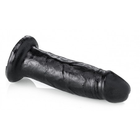 Gode Réaliste Neil Noir - Ventouse / Harnais - 15 cm / Ø 4,5 cm - Hardtoys